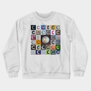 Nick's Type Art: C Crewneck Sweatshirt